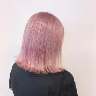 ショート カラー 渋谷🤍ブリーチ エクステ🤍アミルのヘアスタイル