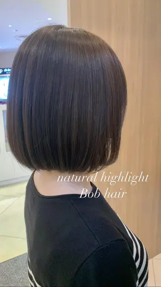 ミディアム カラー 似合わせカラー/艶 髪質改善/ヨシザキのヘアスタイル