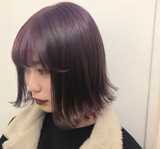 ショート カラー ヘアアレンジ Flamme Annaのヘアスタイル