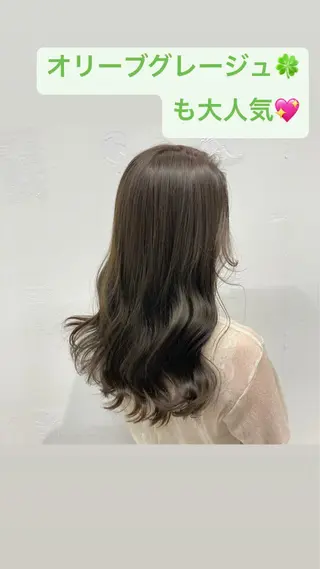 カラー 💖ブリーチなし透明 感💖ASAHIのヘアスタイル