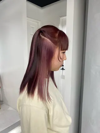 ミディアム カラー フェザーショート⚡️ REONのヘアスタイル