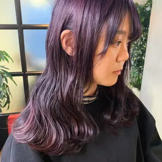 ロング カラー なかの たくみのヘアスタイル