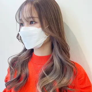 ロング カラー ハッシュカット/艶感 カラー/ユウキ✨のヘアスタイル