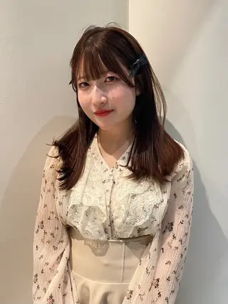 セミロング カラー mai / linoah˚✧のヘアスタイル