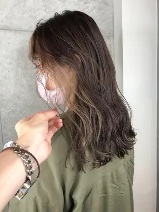 カラー 河原 楓樹のヘアスタイル
