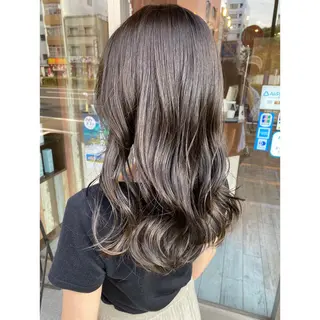 セミロング カラー 日比 貴大/ minim hairのヘアスタイル