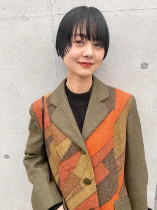 ショート カラー センスをお届けします 大谷将生infpのヘアスタイル