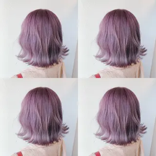 ミディアム カラー 似合わせ/ブリーチ カラー.岡田友仁のヘアスタイル