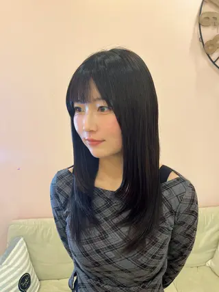 セミロング 外川 生純美ೀ🌝のヘアスタイル