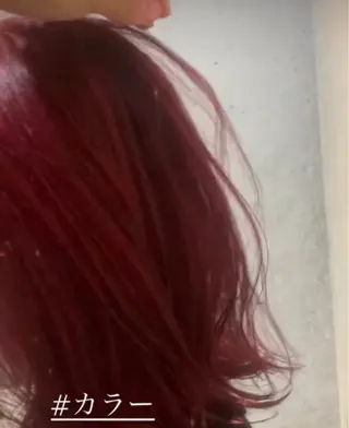 ミディアム カラー 骨格・似合わせカット 【原宿】Fukaのヘアスタイル