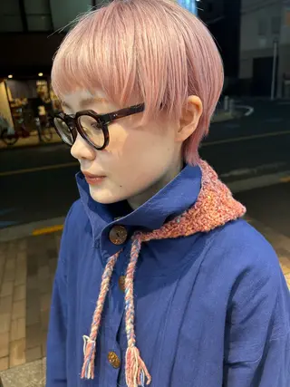ショート カラー ✳︎透明感カラー✳︎ ボブ✳︎nanaのヘアスタイル