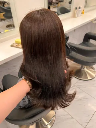 ミディアム 💖札幌カラー 指名No.1💖玲奈のヘアスタイル