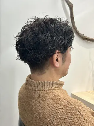 ショート メンズ パーマ メンズパーマ/ メンズカット/タクヤのヘアスタイル