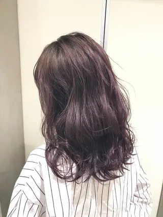 ミディアム カラー 店長 小池アキトのヘアスタイル