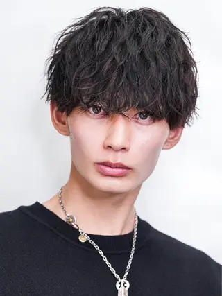パーマ メンズ メンズ特化💥 ショートスタイル💥のヘアスタイル