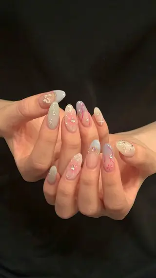 ネイル 𝐦𝐢𝐲𝐮/韓 国𝐲𝟐𝐤ネイルのネイルデザイン