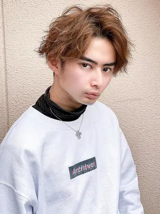 ミディアム メンズ NicoRE. 大人女子×髪質改善のヘアスタイル