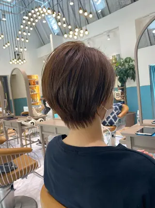 ショート 似合わせ/小顔カット 🔷山方直也のヘアスタイル