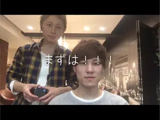 ミディアム カラー メンズ メンズヘア特化 崎田 成人のヘアスタイル