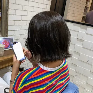 ミディアム カラー 似合わせカット得意 💛RENA💛のヘアスタイル