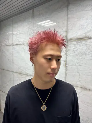 ショート カラー メンズ フェザーパーマメンズ ツイスパ京都駅前のヘアスタイル