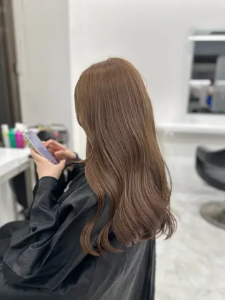 ロング カラー パーマ ヘアアレンジ メンズ キッズ ♥️韓国ヘア レイヤー♥️ゆりのヘアスタイル