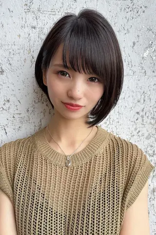 ショート 女性カット🌀 カラー⭐️大坂望心のヘアスタイル