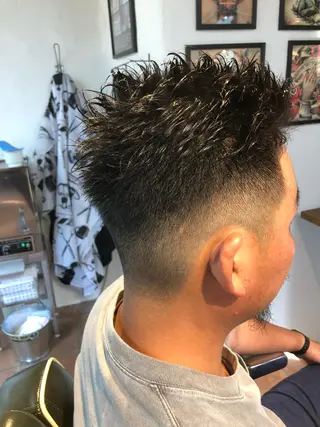 ショート メンズ 冨士川 英樹のヘアスタイル