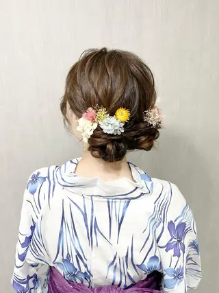 ロング ヘアアレンジ ヘアセット専門店 Rのヘアスタイル