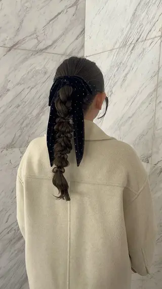 ロング 韓国風ヘア さらのヘアスタイル