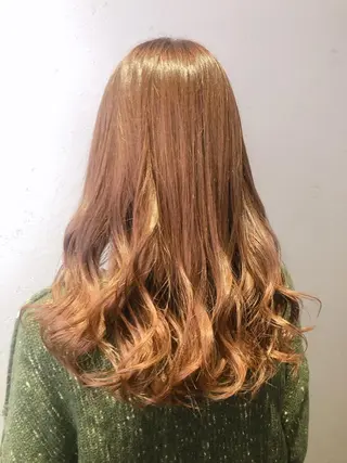 セミロング カラー 池田 寿子のヘアスタイル