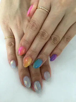 ネイル 💎🐰 saki. m 🐰💎のネイルデザイン