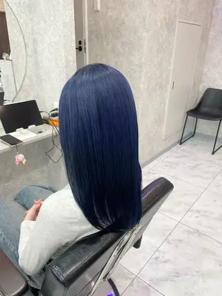 セミロング 🦋ハイトーン🦋 石山 希理🦋のヘアスタイル