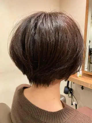 ショート 金沢美容室/ 艶髪/夜営業/JINのヘアスタイル