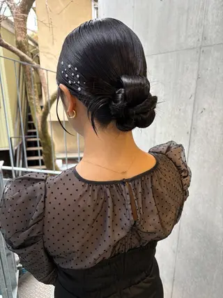 セミロング ヘアアレンジ yuuna/ ハッシュカット🎀のヘアスタイル