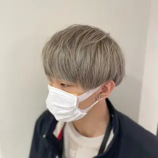 ショート カラー メンズ 橋本 琉磨のヘアスタイル