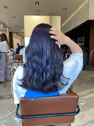 カラー 顔まわりの神様✨ 透明感カラー藤嶋秀幸のヘアスタイル