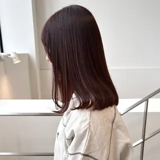 ミディアム カラー mao ｜ 柔らか艶カラー🫧のヘアスタイル