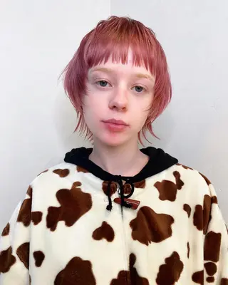 ショート ミウ☆ ブリーチダブルカラーのヘアスタイル