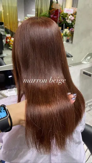 セミロング DAIKIベージュ 🍂レイヤーカットのヘアスタイル