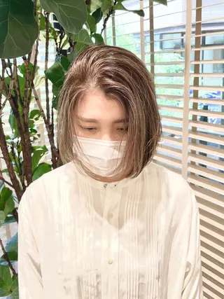 ミディアム 髪質改善/似合わせ/ 艶髪🧡‬‪田中颯士のヘアスタイル