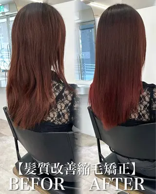 ミディアム 髪質改善×レイヤー 齊藤翔太のヘアスタイル