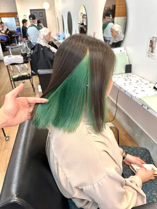 カラー 💖艶・ブリーチ 透明感miyu💖のヘアスタイル