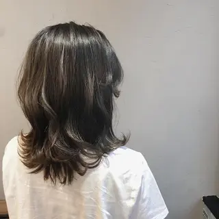 ミディアム カラー 山口 浩之のヘアスタイル