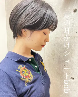 ショート カラー 及川 光のヘアスタイル