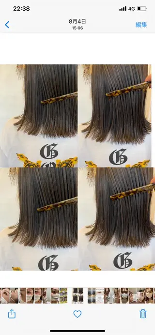 セミロング 丸みボブ　ショート ｍａｎａｍｉのヘアスタイル