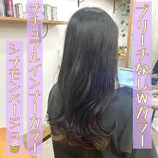 ロング カラー 似合わせスタイル🪮 🌿まなべさとみ🌿のヘアスタイル