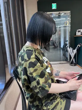 ロング 💖艶ハイトーン髪質 改善💖ケンシンのヘアスタイル