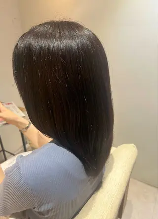 セミロング パーマ ブルームヘアデザイン かこ。のヘアスタイル