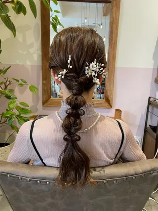 ヘアアレンジ 中尾 真菜のヘアスタイル